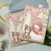 Gepersonaliseerd Ontmoet onze nieuwe baby aankondi Feestdagenkaart