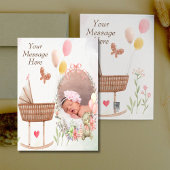 Gepersonaliseerd Ontmoet onze nieuwe baby aankondi Feestdagenkaart