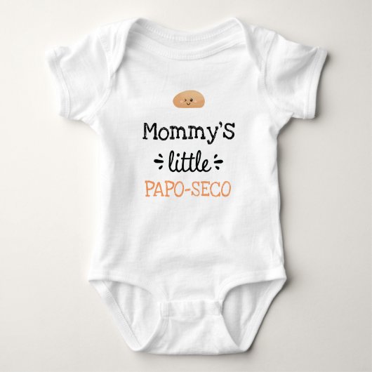 Gepersonaliseerd ontwerp [elke tekst] Little Papo  Romper (Voorkant)
