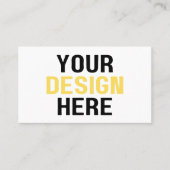Gepersonaliseerd ontwerp Logo Print uw eigen Visitekaartje (Voorkant)