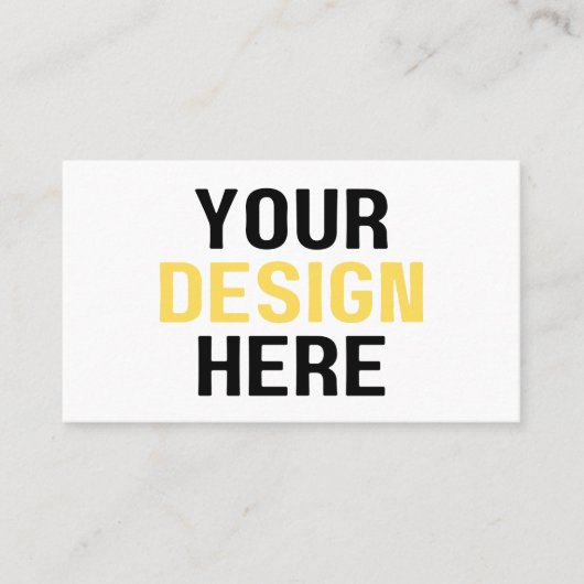 Gepersonaliseerd ontwerp Logo Print uw eigen Visitekaartje (Voorkant)