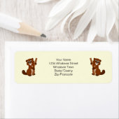 Gepersonaliseerd ontwerp van Beaver Etiket (Insitu)