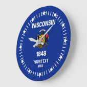 Gepersonaliseerd ontwerp van de vlag van de Staat  Grote Klok (Hoek)