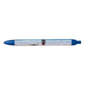 Gepersonaliseerd ontwerp van uw eigen aangepaste f blauwe inkt pen (Voorkant)