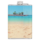 Gepersonaliseerd ontwerp van uw eigen aangepaste f heupfles (Achterkant)