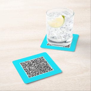 Gepersonaliseerd ontwerp van uw eigen QR-code papi Kartonnen Onderzetters