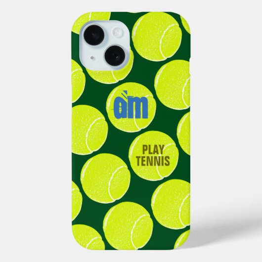 gepersonaliseerd ontwerp voor de tennist Case-Mate iPhone case (Achterkant)