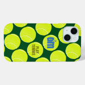 gepersonaliseerd ontwerp voor de tennist Case-Mate iPhone case (Achterkant (horizontaal))