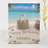 Gepersonaliseerd ontwerp voor de verjaardag aan he kaart (Gele Bloem)