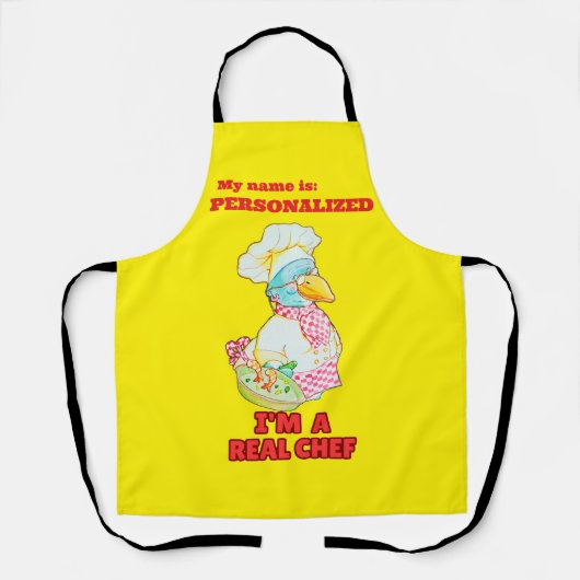 Gepersonaliseerd ontworpen keuken Schort (Voorkant)
