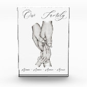 Gepersonaliseerd onze familie fotoblokken (Voorkant)