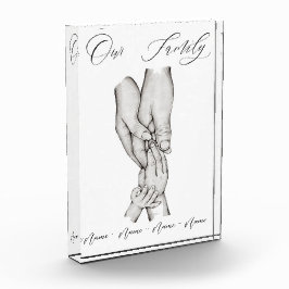 Gepersonaliseerd onze familie fotoblokken