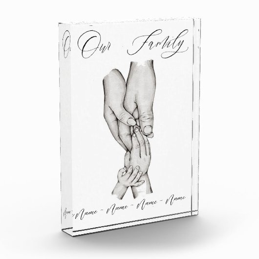 Gepersonaliseerd onze familie fotoblokken (Links)