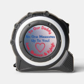 Gepersonaliseerd 'Onze Papa' Hart Rolmaat (Voorkant)