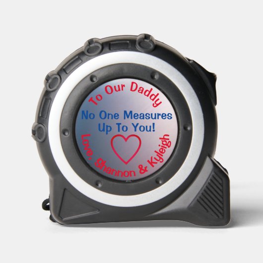 Gepersonaliseerd 'Onze Papa' Hart Rolmaat (Voorkant)