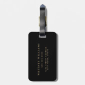 Gepersonaliseerd | Oogstbloemen Bagagelabel (Achterkant verticaal)