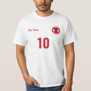 Gepersonaliseerd Oostenrijk Nationaal Team Jersey T-shirt