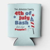Gepersonaliseerd op 4 juli Koelbox Blikjeskoeler (Voorkant)