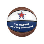 Gepersonaliseerd op 4 juli/Red Star Basketbal (Voorkant)