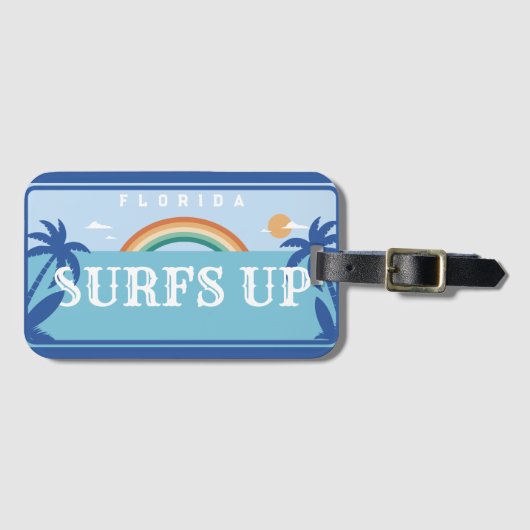 GEPERSONALISEERD OP FLORIDA BAGAGELABEL (Voorkant (horizontaal))