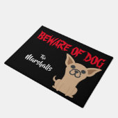 Gepersonaliseerd op het gebied van hondenvlees Chi Deurmat (Schuin)