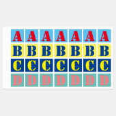 Gepersonaliseerd op maat gemaakt ijzer op patches labels (Vel)