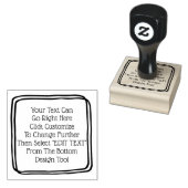 Gepersonaliseerd op maat gemaakt rubberstempel (Gestempeld)