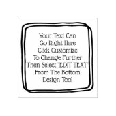 Gepersonaliseerd op maat gemaakt rubberstempel (Afrduk)