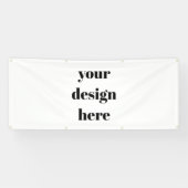 Gepersonaliseerd op maat gemaakt spandoek (Horizontaal)