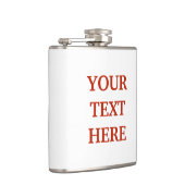 Gepersonaliseerd op maat heupfles (Rechts)