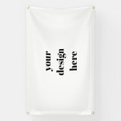 Gepersonaliseerd op Maat Spandoek (Verticaal)