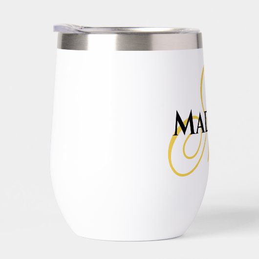 Gepersonaliseerd openluchtwijnglas (Rechts)