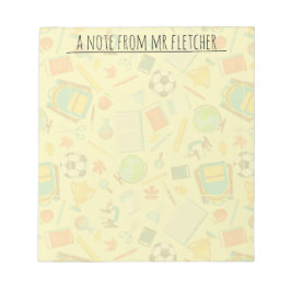 Gepersonaliseerd opleidingspatroon notitieblok