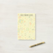 Gepersonaliseerd opleidingspatroon post-it® notes (Op bureau)