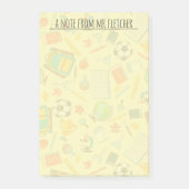 Gepersonaliseerd opleidingspatroon post-it® notes (Voorkant)