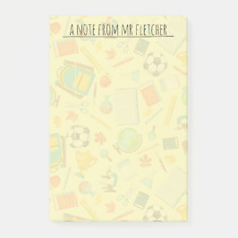 Gepersonaliseerd opleidingspatroon post-it® notes