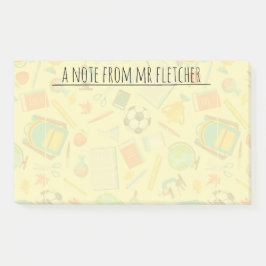 Gepersonaliseerd opleidingspatroon post-it® notes