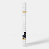 Gepersonaliseerd Oranje en wit ijs Hockey Jersey Case-Mate iPhone Case (Achterkant / Rechts)