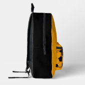 Gepersonaliseerd Oranje Voetbal Bedrukte Rugzak (Links)