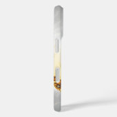 Gepersonaliseerd Oranje wervelfractal Case-Mate iPhone Case (Achterkant / Rechts)