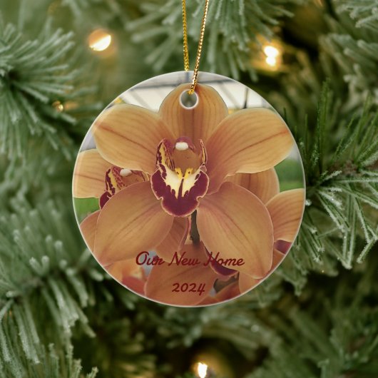 Gepersonaliseerd Orchidee Ornament (Boom)