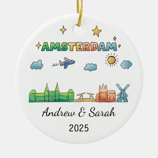 Gepersonaliseerd Ornament Amsterdam, Nederland (Voorkant)