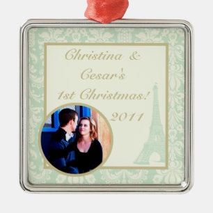 Gepersonaliseerd Ornament Damask Paris