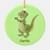 Gepersonaliseerd Ornament Dinosaur (Achterkant)