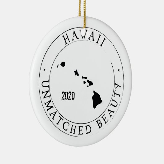 Gepersonaliseerd Ornament Hawaii (Rechts)