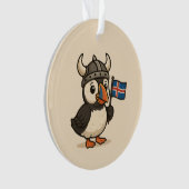 Gepersonaliseerd ornament - IJslandse papegaaiduik (voorkant)