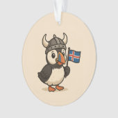 Gepersonaliseerd ornament - IJslandse papegaaiduik (voorkant)