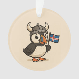 Gepersonaliseerd ornament - IJslandse papegaaiduik