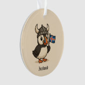 Gepersonaliseerd ornament - IJslandse papegaaiduik (voorkant)