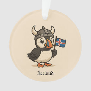 Gepersonaliseerd ornament - IJslandse papegaaiduik